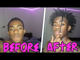 Drop fade haircut is a skin fade variation, where the gradient cut falls deeper behind the ears and creates a sleek arc shape. How To Instantly Get Freeform Dreads Thotboy Haircut Tutorial Youtube
