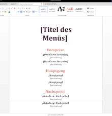 Adobe spark ist so einfach zu verwenden. Speisekarte Fur Eine Zwanglose Veranstaltung Wordvorlage De