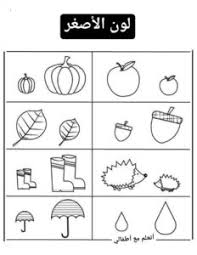 أوراق عمل لتثبيت مفهوم أكبر أصغر أطول أقصر السنة الأولى السنة الأولى إبتدائي مرحلة تحضيرية موقع قراية