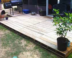 The Crafty Life Pallet Deck Pallet Decking Pallet Patio Decks Wood Deck Plans