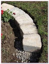 Landscape borders rubber lawn g garden rock landscape. Stone Lowes Garden Edging Lat Works Construction Inc