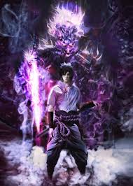 Realistic sasuke in the uchiha compound. Artstation Susanoo Patrick Belfiore