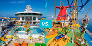 Royal caribbean cruises shares traded up 9.11% to $73.79. Royal Caribbean Vs Carnival Which Cruise Line Is Right For Your Family Family Vacation Critic