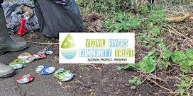 Litter picking Milford dip