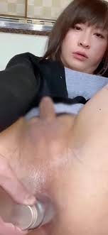 ザーメンが大好きすぎる日本の男の娘の冷凍ザーメンオナニー