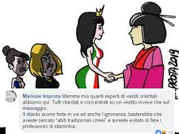 L'italia è raffigurata come un lupo riluttante a seguire gli usa contro la cina Marione Il Vignettista Grillino Che Non Distingue Cinesi E Giapponesi