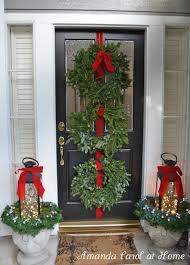 Important front door ideas to consider. Front Porch Decor Front Door Christmas Decorations Front Porch Christmas Decor Christmas Door Decorations