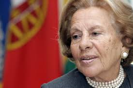 Maria Barroso, esposa do ex-presidente português Mario Soares