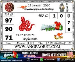 Syair Sydney 21 Januari 2020 Di 2020 Sydney 11 Januari Singapura