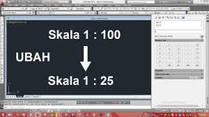 Bila skala yang digunakan adalah 1 : Autocad Mengatur Mengubah Skala 1 100 Menjadi 1 25 Tutorial Autocad Youtube