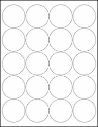 Microsoft has label templates for that too. 2 Circle Labels Standard White Matte Ol5375wx