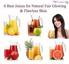 6 Best Juices For Natural Fair Glowing Flawless Skin Juice For Skin Flawless Skin Skin Drinks