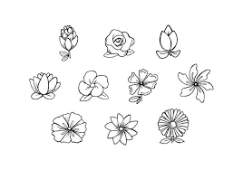 On this page you can download this awesome hand drawn flowers free pack for free. Hand Drawn Flowers Background Eps Vector Uidownload