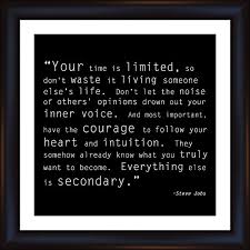 Maybe you would like to learn more about one of these? Steve Jobs Time Quote Framed Fine Art Print With Black Round Front Frame And Clear Styrene Image Cover Finished Size 23 5 Inches X 23 5 Inches Buy Online In Dominica At Dominica Desertcart Com