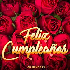 Hermoso gif confeti de colores. Feliz Cumpleanos Rosas Rojas Gif Descargar En Funimada Com