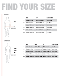 Size Charts Sanmar