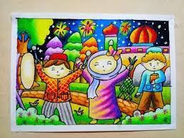 Soal ulangan harian bahasa inggris kelas 4. Cara Mewarnai Gradasi Oilpastel Crayon Idul Fitri Youtube Art Drawings For Kids Art Lesson Plans Drawing Lessons For Kids