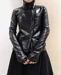 Avant Garde Fashion On Instagram Carol Christian Poell His Leather Jackets Are Just As Good For Men As Women Th Carol Christian Poell Leather Jacket Fashion