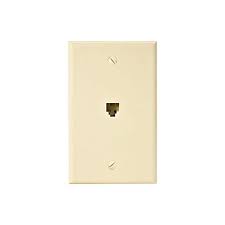 Usually the offices would already have wall jacks for telephone wires, so we rarely had to cut into simply plugging is an adapter without the necessary driver will not work. Steren 300 204iv Phone Face Wall Plate Ivory Rj11 Jack Modular 6p4c 4 Conductor Flush Mount Telephon