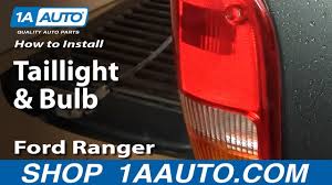 How To Replace Tail Light 93 97 Ford Ranger Youtube