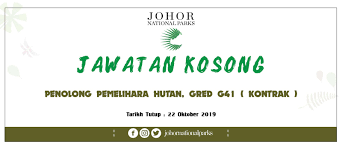 Kerja kosong kerajaan negeri pulau pinang. Jawatan Kosong Terkini Di Perbadanan Taman Negara Johor Appjawatan Malaysia