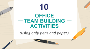 The puzzle is a team building game perfect for teachers who are looking to do something fun and intellectually stimulating with their students. 10 Office Team Building Activities Using Only Pens And Paper Maximillion