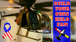 How To Turn A Ceiling Fan Into An Army Helicopter Youtube