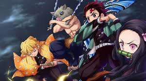 Kimetsu no yaiba) is a japanese manga series by koyoharu gotōge. Demon Slayer Kimetsu No Yaiba Tv Series 2019 Fonds D Ecran The Movie Database Tmdb