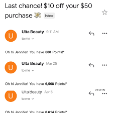 ulta is taking away my points