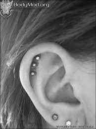 Triple Orbital Piercing Love It Piercing Ear Piercings Piercings