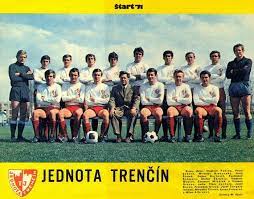 Tj Jednota Trencin Of Slovakia Team Group In 1971 72