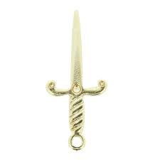 Adaga is portuguese for dagger. Adaga Ogum Dourada 41mm Universo Religioso Artigos De Umbanda E Candomble