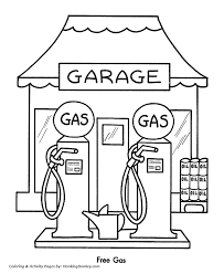 Gas Station For Coloring Buscar Con Google Coloring Pages Preschool Coloring Pages Color