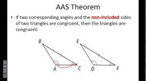 Three sidesof a second triangle, then the two triangles are congruent. Proving Triangles Congruent By Aas And Asa Youtube