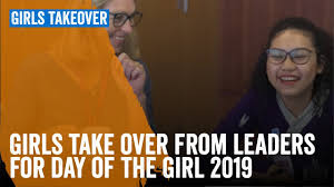 Girls take over from leaders for Day of the Girl 2019