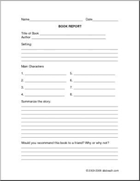 Book Report Form General Fiction Book Report Ideas Middle School Book Report Template Middle School Book Report