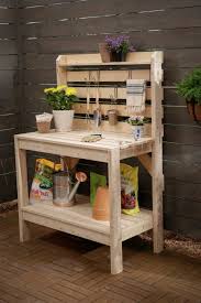 Pallet Potting Bench With Sink Pallet Garden Benches Pallet Potting Bench Pallet Garden Furniture
