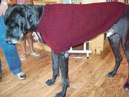 It has a snug easy fit and is comfy enough for your dog to sleep in. The Ozzie Large Dog Sweater Large Dog Sweaters Dog Sweater Pattern Knitted Dog Sweater Pattern