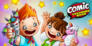 Titanium (all region launch color). Quality Time For Your Kids Comic Coloring Book Is Now Available For Free On Nintendo Switch Reddeer Games Indie Game Developer Publisher