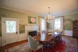 Dining tables are the focal point of your dining decor and with a wide array of styles to choose from at carolina rustica, you will surely find the perfect dining table, cafe table, or breakfast table for your home. Dining Room Mural In A Pre Civil War Home In South Carolina Dining Room Murals Venetian Plaster Accent Wall