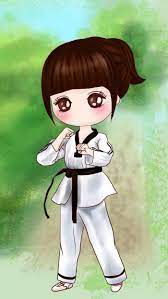 可爱的小薇 来自陌上花璃月的图片分享 堆糖 Cute Cartoon Girl Taekwondo Girl Chibi Wallpaper