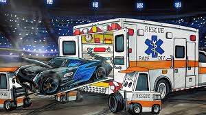 Pixar is at it again with its third addition to the cars movie family. Jackson Storm Ambulance Rescue Cars 4 Drawing And Coloring Pages Youtube