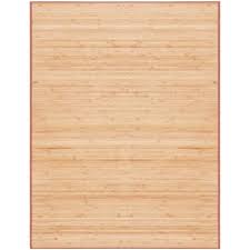 Bambus teppich lasiert rund vorleger matte wohnzimmer küchen bad holz ohne fäden. Teppich Bambus 150 200 Cm Braun