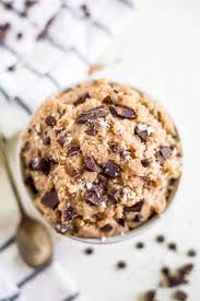 Healthy raw cookie dough recipe. Healthy Cookie Dough Edible Vegan Paleo What Molly Made
