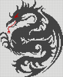 Pin De 5h4wnh En Pixel Art I Want To Make In Excel Spreadsheets Dragon En Punto De Cruz Punto De Cruz Patrones Esquemas Punto De Cruz