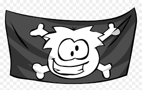 9036 hope for this you have to meet rockhopper on club penguin. Jolly Roger Flag Clipart Club Penguin Flag Png Transparent Png Vhv