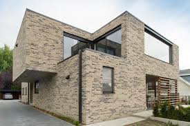 Das architektenbüro aus australien b.e. Bauhaus Modernes Haus H1 Mit Klinker 105 113 Wdf Beige Grau Nuanciert