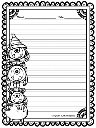 Halloween Write This Way A Decorative Printable Lined October Writing Set This Is A Big Collection Of Printable Lin Lined Writing Paper October Writing Paper