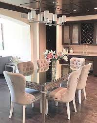 Dining sets are available in all shapes sizes heights and materials and typically include the table and at least four chairs. Stylish Home Decor Chic Furniture At Affordable Prices Elegant Dining Room Dining Room Design Stylish Home Decor