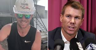 Dave Warner hard at work during cricket ban